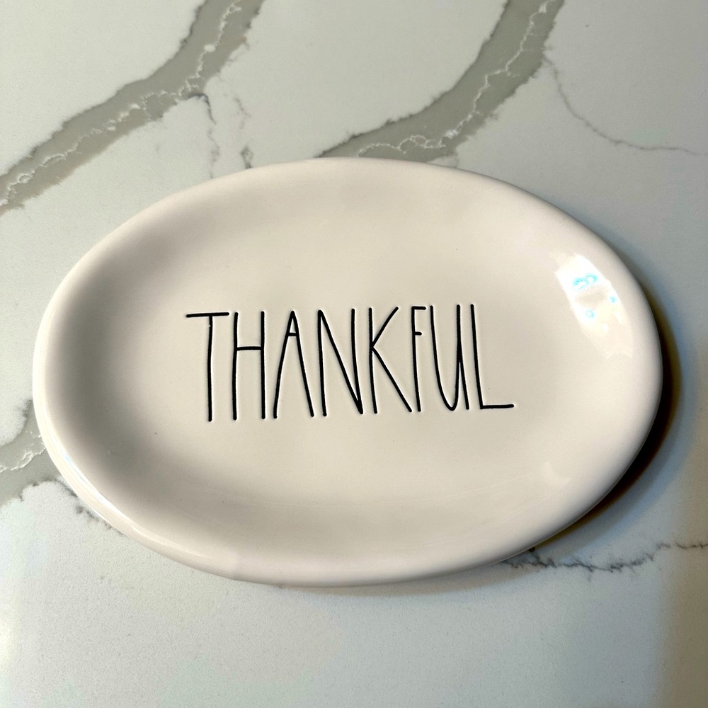 Rae Dunn THANKFUL Plate